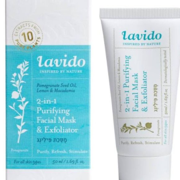 🍭3/$25🍭Lavido 2-in-1 Purifying Facial Mask & Exfoliator - Picture 1 of 7